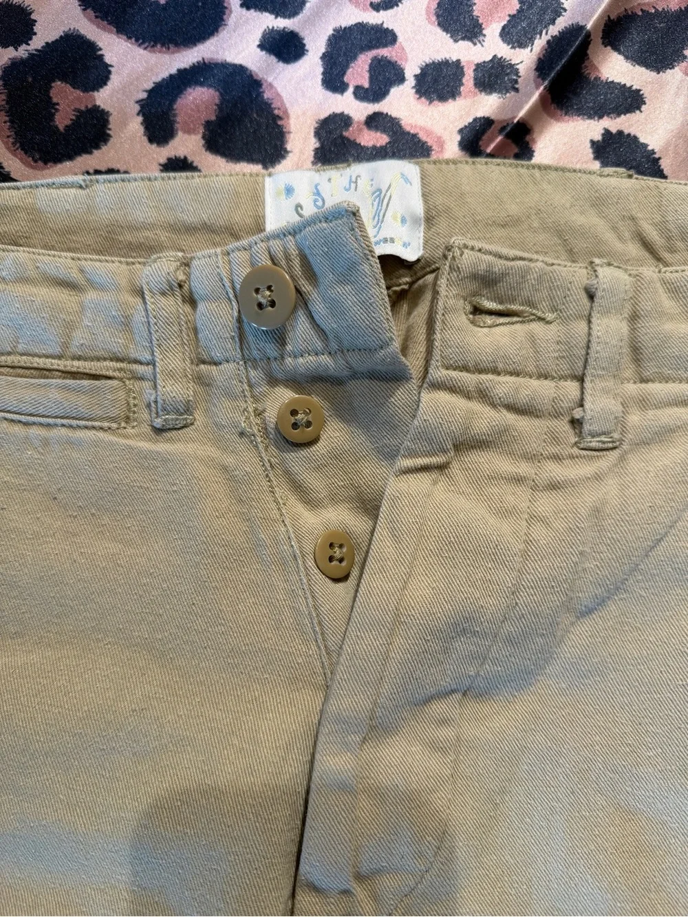 Wythe NY Flat Front Cotton Linen Twill Chino Pants Size 28